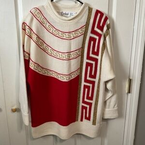 Carducci vintage sweater. Wool blend. Size L